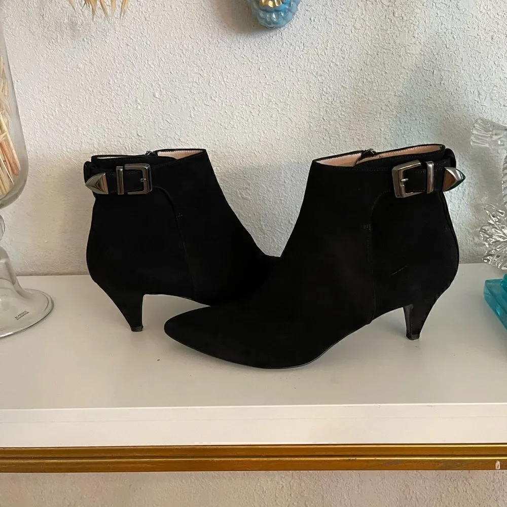 AQUATALIA made in Italy suede leather booties size 8